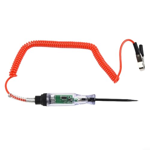 Automotive Digital für Spannungsprüfer 361224VDC für Schaltungsprüfung 3V 6V 12V 24V DC mit Kupferclip und isoliertem Griff für Auto Elektrische Diagnose von HanOaki