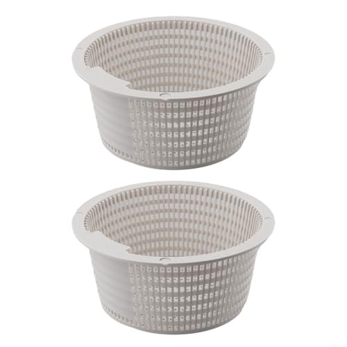 Effiziente Filtration mit Pool-Skimmer-Filterkorb P06436, speziell für Stahlwand-Pools, kompatibel mit mehreren Größen (2 Stück) von HanOaki