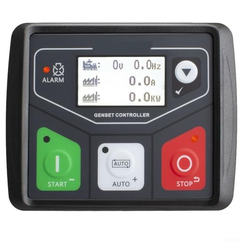 Generator Controller LCD Display DC30D Multifunktionsmotor Diesel Gas Sets Wasserdicht ABS Metall Einfache Parameter Einstellungen USB Schnittstelle Echtzeit Fehleraufzeichnung Anpassbare Sprache von HanOaki