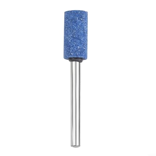 HanOaki 3 mm Schaft zylindrischer Schleifstein für Drehwerkzeuge - ideal für Metall, Holz, Jade Detailschleifen (I) von HanOaki