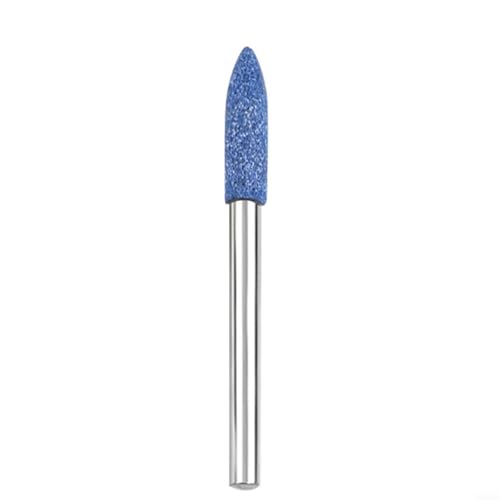 HanOaki 3 mm Schaft zylindrischer Schleifstein für Rotationswerkzeuge - ideal für Metall, Holz, Jade Detailschleifen (B) von HanOaki