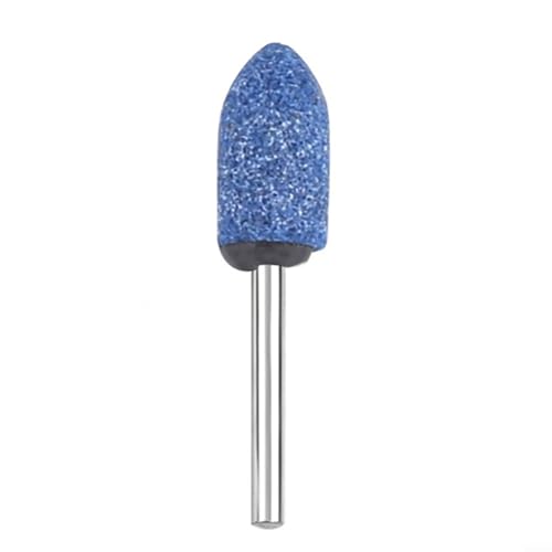 HanOaki 3 mm Schaft zylindrischer Schleifstein für Rotationswerkzeuge – ideal für Metall, Holz, Jade Detailschleifen (L) von HanOaki