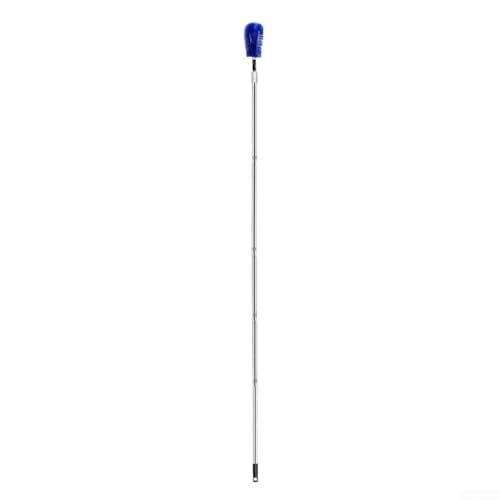 HanOaki Ausziehbares Dachrinnenreinigungswerkzeug Teleskopbürste mit Verlängerungsstange zur Schmutzentfernung ohne Leiter (A) von HanOaki