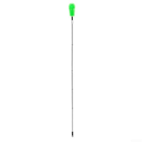 HanOaki Ausziehbares Dachrinnenreinigungswerkzeug Teleskopbürste mit Verlängerungsstange zur Schmutzentfernung ohne Leiter (D) von HanOaki