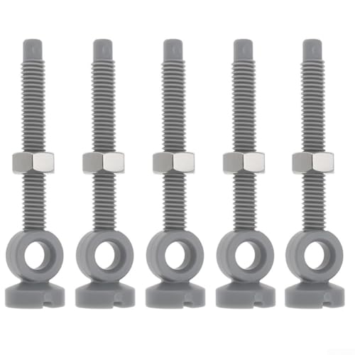 HanOaki Ersatz-Einstellschraube für Waschbecken-Ablaufventil-Teil 97522000 mit M6-Gewindegröße und 62 mm Länge, geeignet für Sanitärventil-Reparaturen (5 Stück) von HanOaki