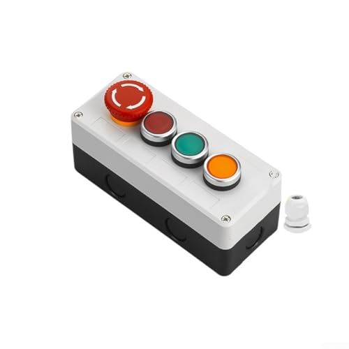 HanOaki Fortschrittliches Design, 22 mm Druckknopfschalter, Steuerbox mit effektiven staubdichten Funktionen (1) von HanOaki