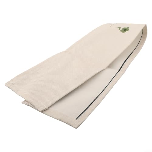 HanOaki Heizkörper-Staubschutz, Baumwollleinen, Magnetbefestigung, atmungsaktiv, modern, dekorativer Schutz für Wohnzimmer, Schlafzimmer, Büro, verschiedene Größen, Weiß (60 x 10 cm) von HanOaki