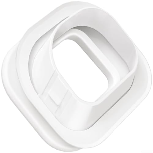 HanOaki Kühlschrank-Eiswürfelbereiter, Silikon-Dichtungssatz, Kappe, Schütte Montage für Samsung RF263BEAESR/AA RF28JBEDBSR/AA, lebensmittelecht, Weiß von HanOaki