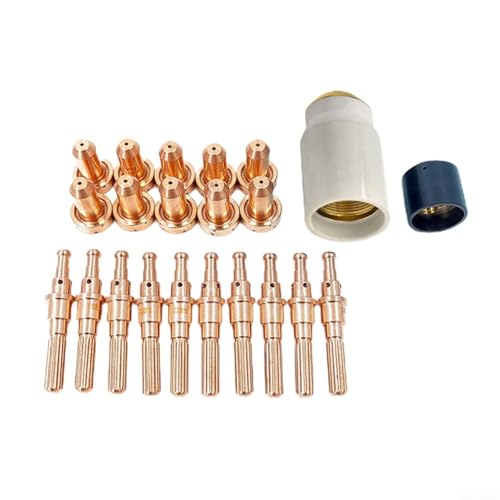 HanOaki Plasma-Elektrodenspitzen 80A 22 Stück Set Ersatzteile 9-8215 9-8211 9-8213 9-8237 für SL60 WS PK22 Plasmaschneider Taschenlampe HanOaki Plasma-Elektrodenspitzen 80A 22 Stück Set Ersatzteile 9-8215 9-8211 9-8213 9-8237 für SL60 WS PK22 Plasmaschneider Taschenlampe von HanOaki