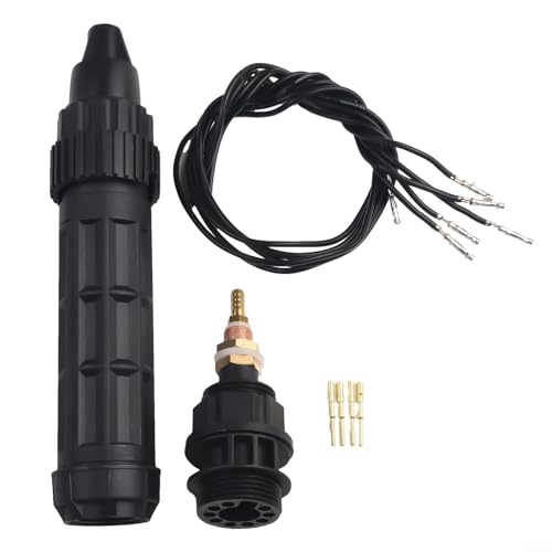 HanOaki Plasma Zentraladapter-Kit FY0022 FY0023 für Trafimet/Everlast Taschenlampe S45 S75 S105 A51 A81 A101 Panel Mount Socket Male Connector Breite Kompatibilität Einfache Installation von HanOaki