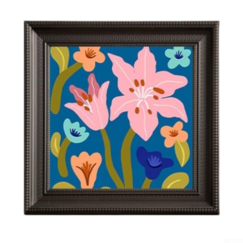 HanOaki Vintage Resin Photo Frame Artistic Antique Style Wall Display Or Cabinet Placement Decorative Paintings Retro Photo Frames Living Room Hanging Paintings(F) von HanOaki