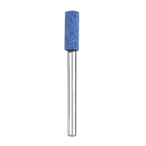 HanOaki Zylinder-Schleifstein mit 3 mm Schaft, für Drehwerkzeuge, ideal für Metall, Holz, Jade Detailschleifen (E) von HanOaki
