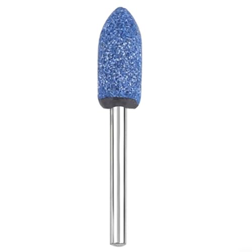 HanOaki Zylinder-Schleifstein mit 3 mm Schaft, für Rotationswerkzeuge, ideal für Metall, Holz, Jade Detailschleifen (J) von HanOaki