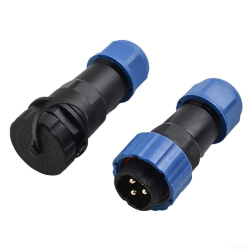 IP68-konformer SP20-Stecker, wasserdicht, Inline-Luftfahrt-Steckdose mit flexibler Pinanzahl (3-polig) von HanOaki