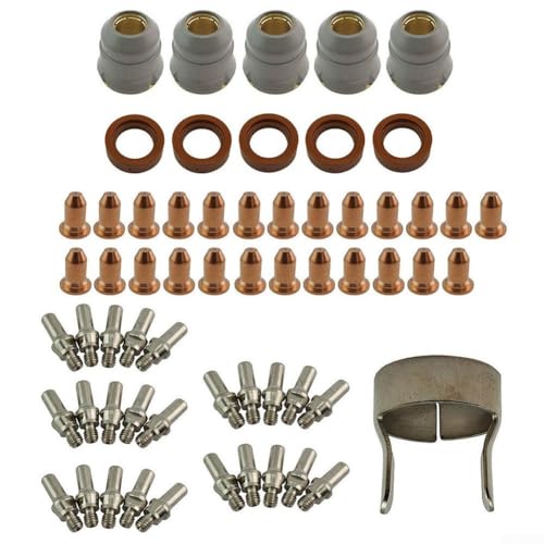 LC25 Brenner-Plasmaschneider Verbrauchsmaterialien 61-teiliges Ersatzteil-Set für verschiedene Modelle LC25 Brenner-Plasmaschneider Verbrauchsmaterialien 61-teiliges Ersatzteil-Set für verschiedene Modelle von HanOaki