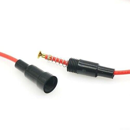 Runder Inline-Glas-AGC-Sicherungshalter, 5 x 20 mm, Schraubentyp für 22 AWG-Kabelbaum mit spritzwassergeschütztem Gehäuse, geeignet für 0, 5 A, 30 A Strom und 250 V Spannung (10 Stück) von HanOaki