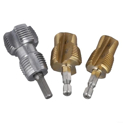 Sanitärwerkzeug PPR Wasserrohr-Innengewindeöffner, kompatibel mit elektrischen Bohrmaschinen (C) von HanOaki