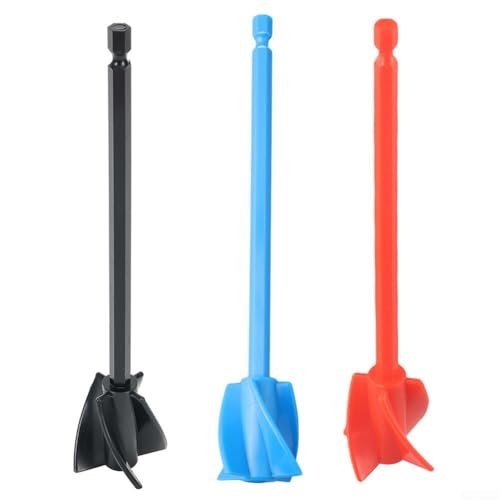 Set mit drei Epoxid-Mischer-Bohraufsätzen mit vier Propeller-Paddelblättern für gleichmäßige Harz- und Farbmischleistung Set mit drei Epoxid-Mischer-Bohraufsätzen mit vier Propeller-Paddelblättern für gleichmäßige Harz- und Farbmischleistung von HanOaki