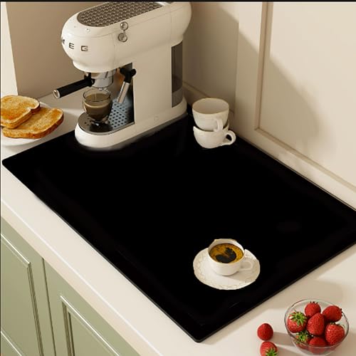 2 Stück Kaffeemaschine Abtropfmatte, Abtropfmatte Geschirr 30x40cm Unterlage für Kaffeemaschine Abtropfmatte Geschirr Superabsorber Kieselgur für kaffeemaschine Matte, Abtropfmatte Geschirr (Schwarz) 2 Stück Kaffeemaschine Abtropfmatte, Abtropfmatte Geschirr 30x40cm Unterlage für Kaffeemaschine Abtropfmatte Geschirr Superabsorber Kieselgur für kaffeemaschine Matte, Abtropfmatte Geschirr (Schwarz) von HanYun