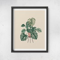 Monstera Pflanze Kunstdruck von HanaPDesign