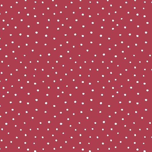 Double Gauze Design Little Dots 130 g/m² ca.132 cm col. 021 fuchsia von Hanabi