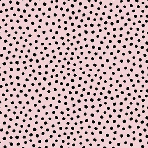 Jersey Gots Dots and Playfull Stripes 200 g/m² ca.150 cm rose von Hanabi