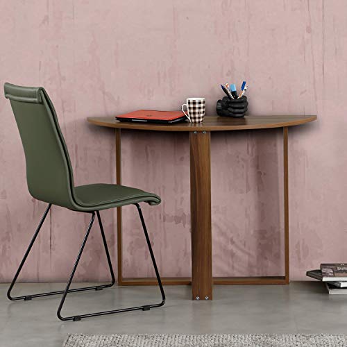 Elegant Walnut Study Desk, 106 x 77 x 45 cm | 100% Melamine Coated Particle Board, 18 mm Thick | Modern Design for Home Office & Study Spaces von Hanah Home