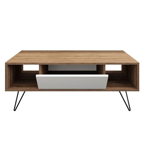 Hanah Home Mistico - Walnut, White von Hanah Home