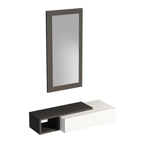 Hanah Home Vien - Anthracite, White von Hanah Home