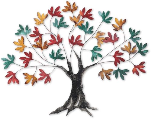 Hand-Painted Decorative Metal Wall Accessory, 115 x 94 x 4 cm, 100% Metal, Unique Color Variations | Perfect for Home Decor & Art Lovers Hand-Painted Decorative Metal Wall Accessory, 115 x 94 x 4 cm, 100% Metal, Unique Color Variations | Perfect for Home Decor & Art Lovers von Hanah Home