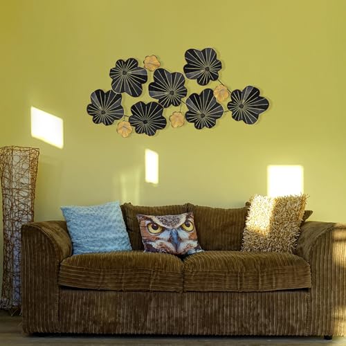 Hand-Painted Decorative Metal Wall Accessory, 125 x 14 x 61.5 cm | 100% Metal, 0.8 mm Thickness | Unique Color Variations for Stylish Home Decor Hand-Painted Decorative Metal Wall Accessory, 125 x 14 x 61.5 cm | 100% Metal, 0.8 mm Thickness | Unique Color Variations for Stylish Home Decor von Hanah Home