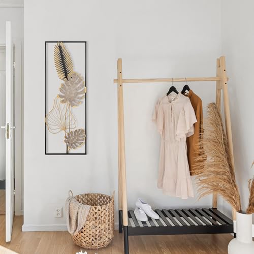 Hand-Painted Decorative Metal Wall Accessory, 32 x 5 x 90 cm | 100% Metal (0.8 mm) | Unique Color Variations for Stylish Home Decor von Hanah Home