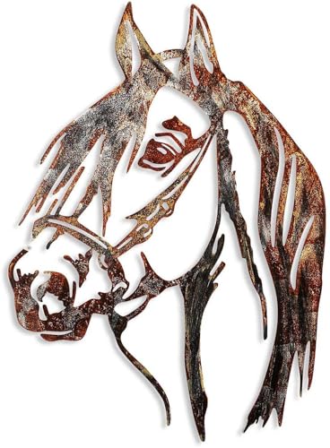 Hand-Painted Decorative Metal Wall Accessory, 38 x 53 cm | 100% Metal, 1.5 mm Thick | Unique Color Variations, Perfect for Home Decor Hand-Painted Decorative Metal Wall Accessory, 38 x 53 cm | 100% Metal, 1.5 mm Thick | Unique Color Variations, Perfect for Home Decor von Hanah Home