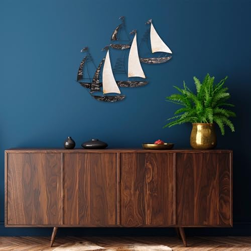 Hand-Painted Decorative Metal Wall Accessory, 90 x 74 x 8 cm | 100% Metal, Unique Color Variations | Perfect for Home Decor & Art Lovers Hand-Painted Decorative Metal Wall Accessory, 90 x 74 x 8 cm | 100% Metal, Unique Color Variations | Perfect for Home Decor & Art Lovers von Hanah Home