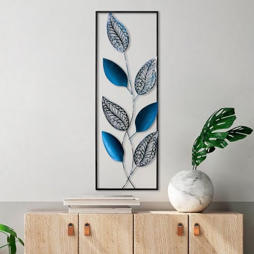 Handmade Decorative Metal Wall Accessory, 32 x 90 cm | 100% Metal (1.5 mm) | Unique Hand-Painted Design, Perfect for Home Decor & Personal Touch von Hanah Home