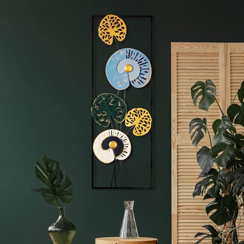 Handmade Decorative Metal Wall Accessory, 32 x 90 x 4 cm | 100% Metal, Unique Hand-Painted Design | Perfect for Home Decor, Adds Elegance & Style Handmade Decorative Metal Wall Accessory, 32 x 90 x 4 cm | 100% Metal, Unique Hand-Painted Design | Perfect for Home Decor, Adds Elegance & Style von Hanah Home