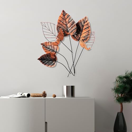 Handmade Decorative Metal Wall Accessory, 73 x 76 x 4 cm | 100% Metal, Unique Hand-Painted Design | Perfect for Home Decor, Adds Elegance & Style von Hanah Home