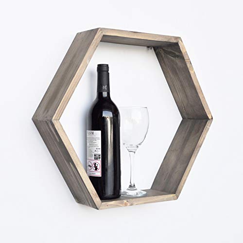 Handmade Wall Shelf, 47 x 37 x 11 cm, 100% Spruce Wood, Rustic Walnut Finish | Assembled & Wall-Mountable | Perfect for Modern Home Decor Handmade Wall Shelf, 47 x 37 x 11 cm, 100% Spruce Wood, Rustic Walnut Finish | Assembled & Wall-Mountable | Perfect for Modern Home Decor von Hanah Home