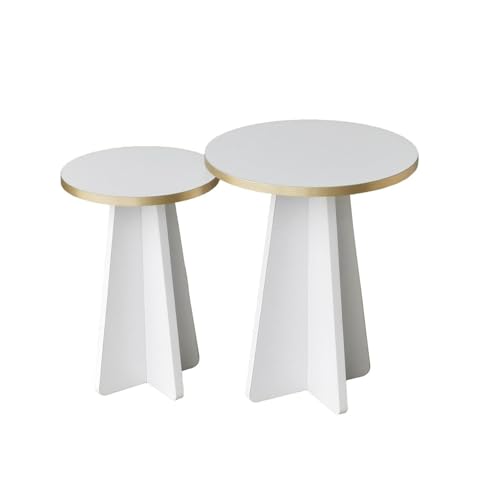 Hanah Home Mushroom 2 - Gold, White von Hanah Home