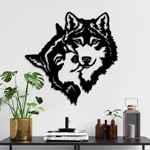 Stylish Black Decorative Metal Wall Accessory, 54 x 54 cm | 100% Metal, 1.5 mm Thickness | Perfect for Modern Home Decor & Art Display Stylish Black Decorative Metal Wall Accessory, 54 x 54 cm | 100% Metal, 1.5 mm Thickness | Perfect for Modern Home Decor & Art Display von Hanah Home