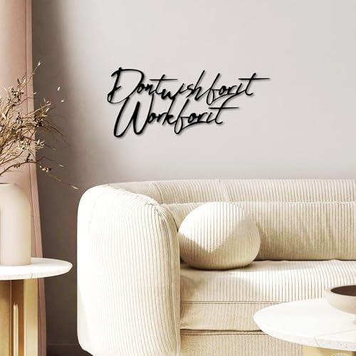 Stylish Black Decorative Metal Wall Accessory, 55 x 23 cm | 100% Metal, 1.5 mm Thickness | Lightweight & Modern Design for Home Decor Stylish Black Decorative Metal Wall Accessory, 55 x 23 cm | 100% Metal, 1.5 mm Thickness | Lightweight & Modern Design for Home Decor von Hanah Home