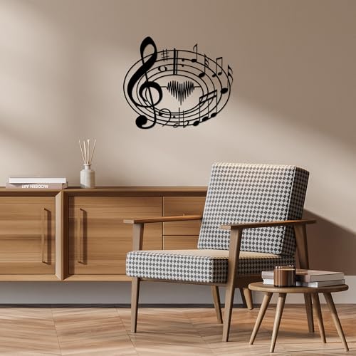 Stylish Black Decorative Metal Wall Accessory, 59 x 70 cm | 100% Metal, 1.5 cm Thickness | Perfect for Modern Home Decor & Art Display Stylish Black Decorative Metal Wall Accessory, 59 x 70 cm | 100% Metal, 1.5 cm Thickness | Perfect for Modern Home Decor & Art Display von Hanah Home