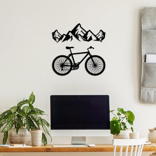Stylish Black Decorative Metal Wall Accessory (2 Pieces) | 50 x 18 cm & 50 x 27 cm | 100% Metal, 1.5 mm Thick | Easy Wall Mounting, Perfect for Home Decor von Hanah Home