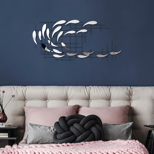Stylish Decorative Metal Wall Accessory, 100% Metal, 100 x 45 x 4 cm | Durable & Elegant Design for Home Decor | Lightweight at 2.639 kg Stylish Decorative Metal Wall Accessory, 100% Metal, 100 x 45 x 4 cm | Durable & Elegant Design for Home Decor | Lightweight at 2.639 kg von Hanah Home