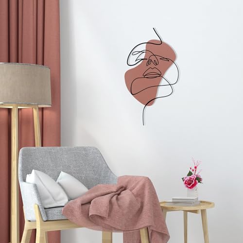 Stylish Decorative Metal Wall Accessory, 38 x 68 cm | Durable 1.20 mm Metal & 3 mm Wood | Perfect for Modern Home Decor & Unique Wall Art Stylish Decorative Metal Wall Accessory, 38 x 68 cm | Durable 1.20 mm Metal & 3 mm Wood | Perfect for Modern Home Decor & Unique Wall Art von Hanah Home