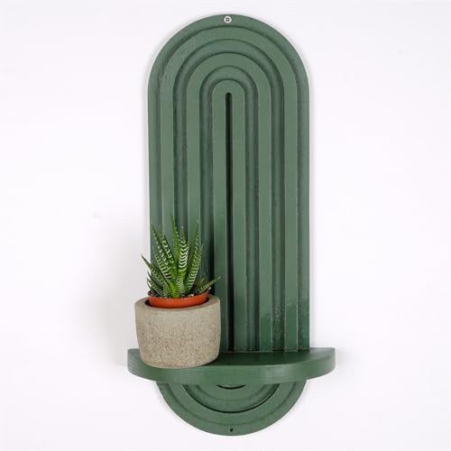 Stylish Green Wall Shelf, 40 x 20 x 9 cm | 100% Plywood, 18 mm Thickness | Perfect for Home Decor & Organizing | Modern & Functional Design Stylish Green Wall Shelf, 40 x 20 x 9 cm | 100% Plywood, 18 mm Thickness | Perfect for Home Decor & Organizing | Modern & Functional Design von Hanah Home