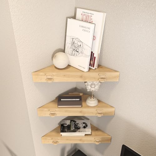 Stylish Oak Wall Shelf, 39.4 x 5 x 14.5 cm | 100% Melamine Coated Particle Board, 8 mm Thick | Perfect for Modern Home Decor & Organization Stylish Oak Wall Shelf, 39.4 x 5 x 14.5 cm | 100% Melamine Coated Particle Board, 8 mm Thick | Perfect for Modern Home Decor & Organization von Hanah Home