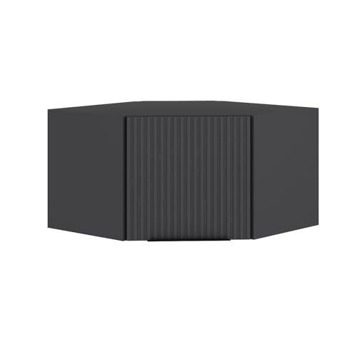 Stylish Wall Cabinet, Anthracite, 74 x 45 x 74 cm | 100% Melamine Coated Particle Board, 18 mm Thick | Ideal for Modern Home Storage & Organization Stylish Wall Cabinet, Anthracite, 74 x 45 x 74 cm | 100% Melamine Coated Particle Board, 18 mm Thick | Ideal for Modern Home Storage & Organization von Hanah Home