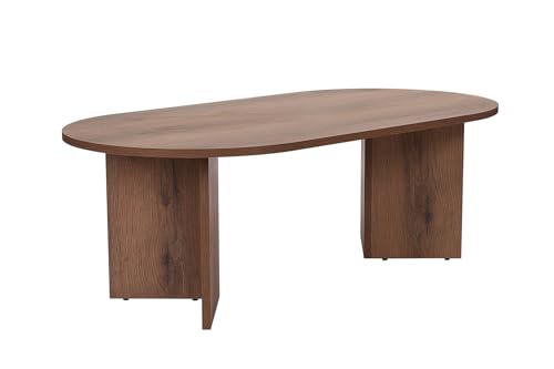 Stylish Walnut Coffee Table, 119 x 60 x 40 cm | 100% Melamine Coated Particle Board, 18 mm Thick | Perfect for Modern Living Rooms & Cozy Spaces Stylish Walnut Coffee Table, 119 x 60 x 40 cm | 100% Melamine Coated Particle Board, 18 mm Thick | Perfect for Modern Living Rooms & Cozy Spaces von Hanah Home