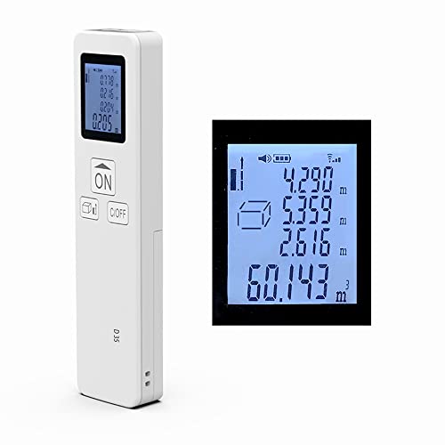 Laser Entfernungsmesser Hancaner 35M Laser-Messgerät Mini-Entfernungsmesser, Entfernung/Fläche/Volumen/Pythagorean-Messwerkzeugeinheit, Datumsmarken-Schalter ändern von Hancaner